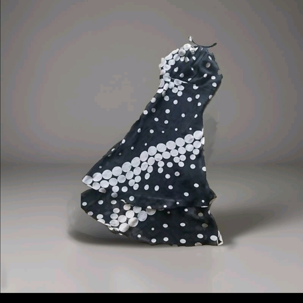 Black Polka Dots dress size 12